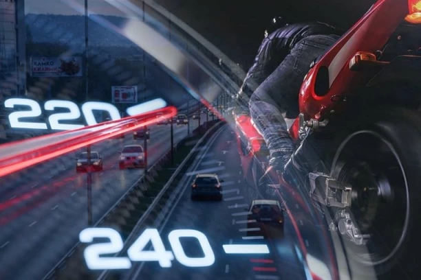 "BOG ME SAČUVAO!" Vozač čudom preživeo -  motorista udario psa sa 212 kilometara na čas! (UZNEMIRUJUĆI VIDEO)