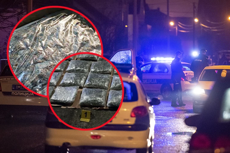 PET TONA DROGE SKRIVENO U KUTIJAMA! Rekordna zaplena kod Kruševca – pogledajte PRVI SNIMAK hapšenja! (VIDEO)