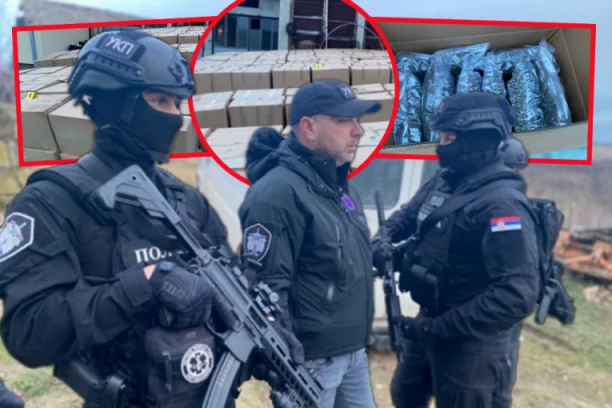 PRVE SLIKE ZAPLENE NARKOTIKA KOD KRUŠEVCA! Marihuana vredna 10 miliona evra - pale dve osobe!