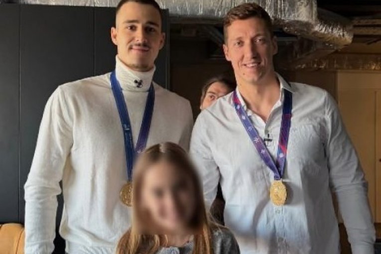 Ćerka naše voditeljke s vaterpolistima