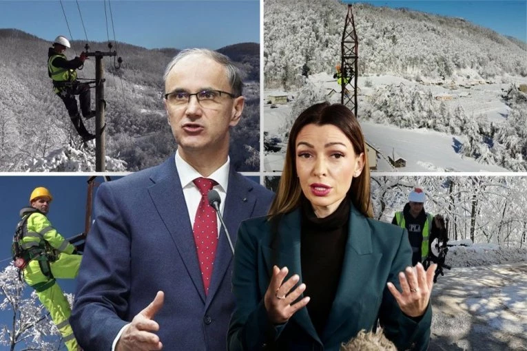 ONI SU RADILI U NAJTEŽIM USLOVIMA! Macut i Mesarovićeva sa radnicima EDS i JP "Srbijašume" koji su bili na terenu tokom padavina (VIDEO)