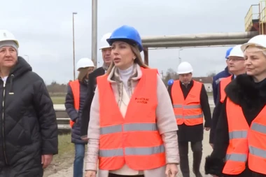 DODATNA SIGURNOST ZA CELU ZEMLJU: Ministarka Đedović Handanović u obilasku rezervoara naftnih derivata u Smederevu (FOTO, VIDEO)
