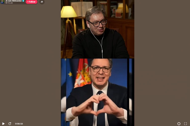 ISTORIJSKO OBRAĆANJE PREDSEDNIKA: Vučić prvi put UŽIVO na Tik-toku komentariše najaktuelnija dešavanja!
