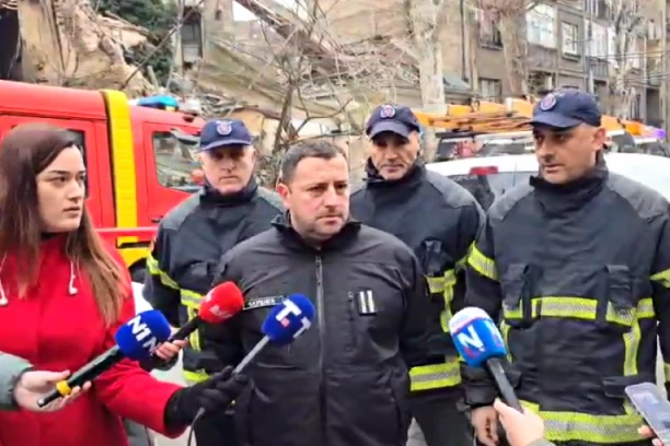 DVE OSOBE EVAKUISANE! Načelnik Sektora za vanredne situacije o urušavanju u centru Beograda - ZA SADA NEMAMO INFORMACIJU DA LI IMA POVREĐENIH ILI NASTRADALIH! (FOTO, VIDEO)