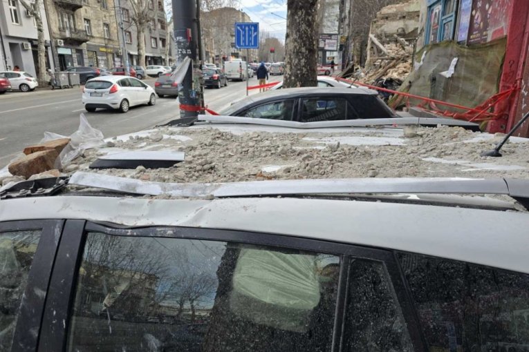 Urušena kuća u Beogradu