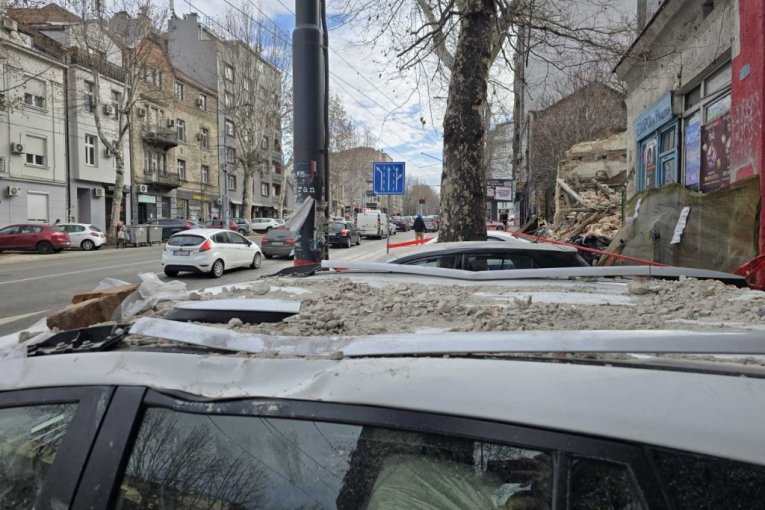 Urušena kuća u Beogradu