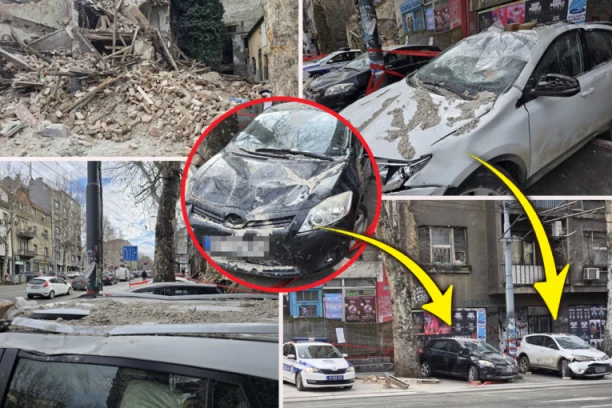 JEZIVI PRIZORI NA MESTU URUŠAVANJA ZGRADE U CENTRU BEOGRADA! Jedan detalj SVIMA PROMAKAO - POLICIJA NA LICU MESTA! (FOTO)