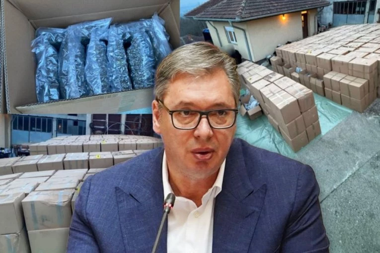 "ZA SVAKI USPEH OKRIVE DRŽAVU!" Vučić o zapleni 5 tona marihuane kod Kruševca! (VIDEO)