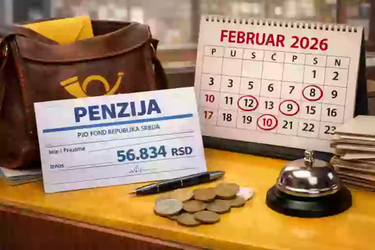 Isplata januarskih penzija u Srbiji 2026: Evo tačnih datuma kada stižu novac za sve kategorije penzionera