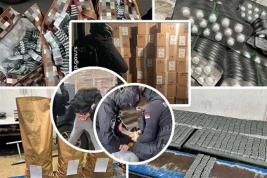 TAST I ZET U GARAŽI SKRIVALI KUTIJE SA 500.000 KOMADA PSIHOAKTIVNIH TABLETA! Isplivali novi detalji zaplene u Zemunu: Vrednost supstanci oko 125.000 evra!