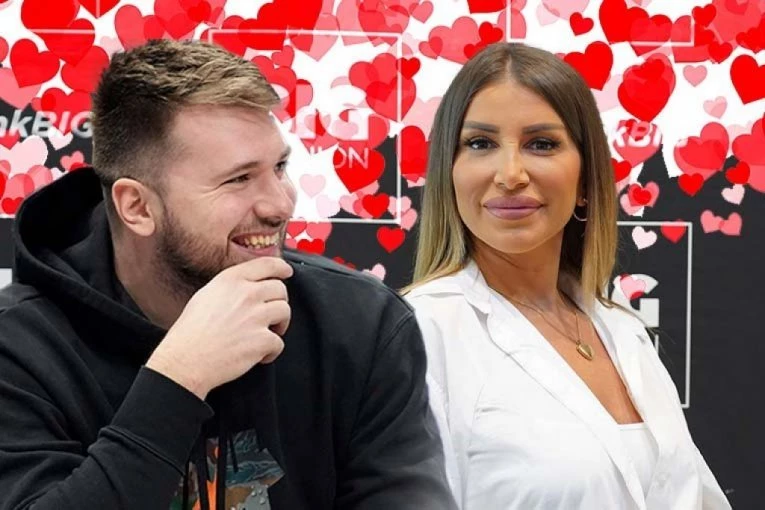 GLEDA GA, NE TREPĆE! Dalila Dragojević bacila oko na Luku Dončića, evo šta se DESILO PRED UTAKMICU! (GALERIJA)