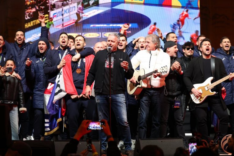 Doček na Trgu bana Jelačića