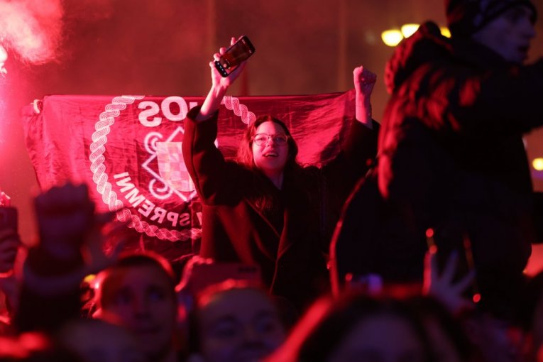 Doček na Trgu bana Jelačića