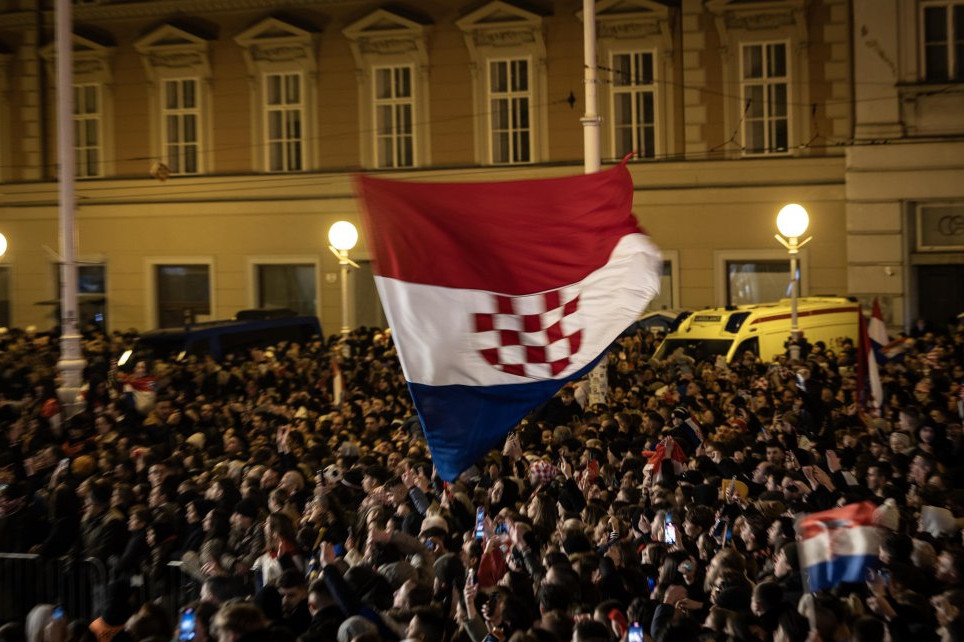 Doček na Trgu bana Jelačića