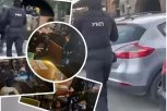 POGLEDAJTE KAKO SU PALI REKETAŠI I PIROMANI IZ BEOGRADA! Uhapšeni dok su ručali u poznatom restoranu, lisice na ruke stavljene i "vračarcima"! (VIDEO)