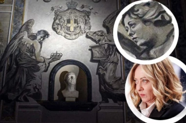 FRESKA KOJA JE UZDRMALA I CRKVU I DRŽAVU: Pokrenuta istraga da se utvrdi ko je odgovoran što lice anđela liči na Đorđu Meloni