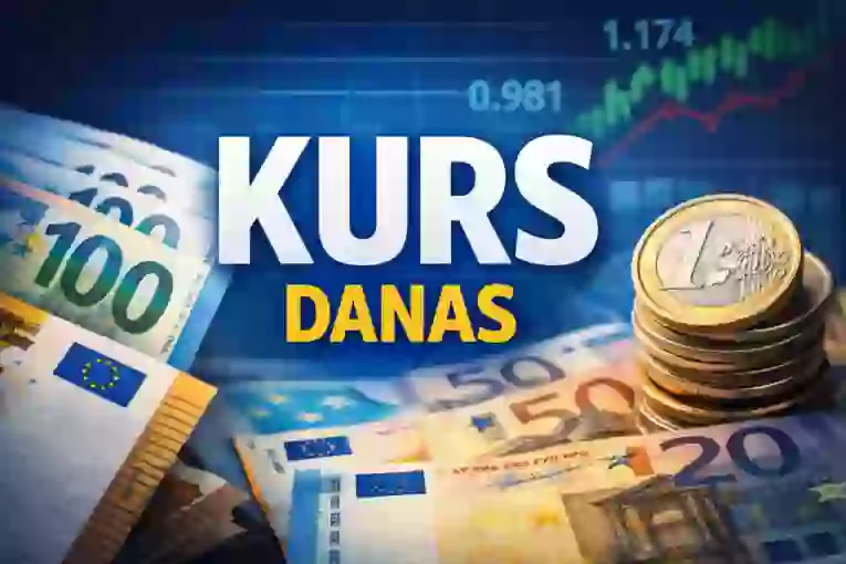 Kurs evra i dolara danas – Dinar stabilan, NBS objavila zvanične kurseve