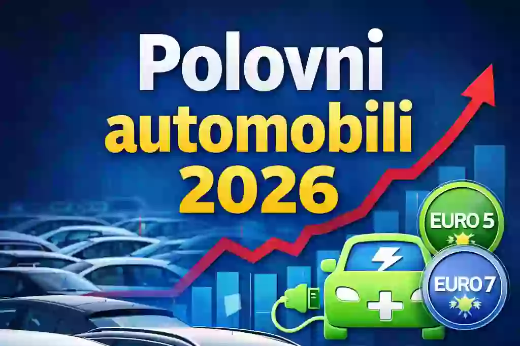 Cene polovnih automobila i električnih vozila u 2026: Šta kupci moraju da znaju