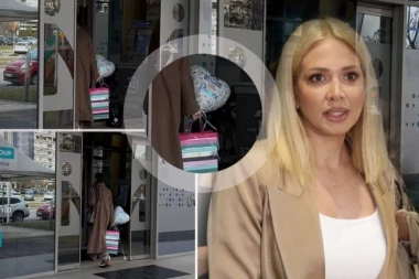TAJNA POSETA MILICI TODOROVIĆ ODMAH NAKON POROĐAJA: Neviđeno iznenađenje, evo koga smo zatekli ispred klinike! (FOTO)