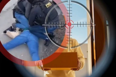 OTVORIO VRATA I UGLEDAO CEV, ALI JE IMAO NEVIĐENU SREĆU! Muškarac na čija vrata je zakucao "dostavljač smrti" iz Crne Gore poznat policiji!