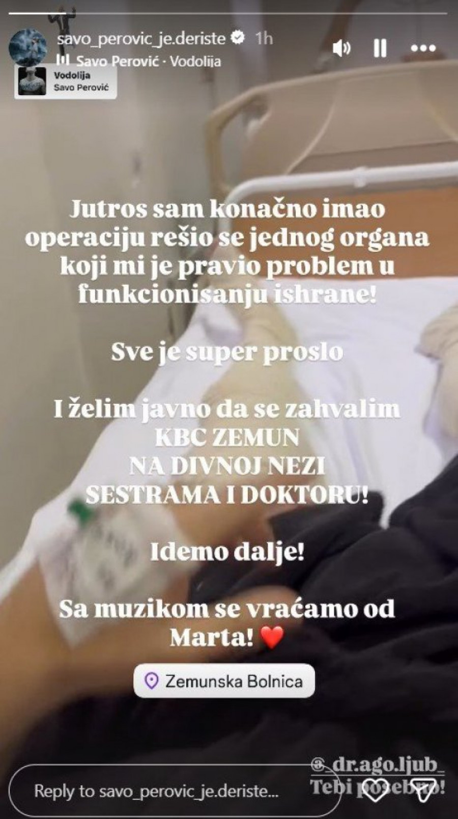PEVAĆU IZ RIJALITIJA UKLONJEN ORGAN! Bivši zadrugar sav u ZAVOJIMA!
