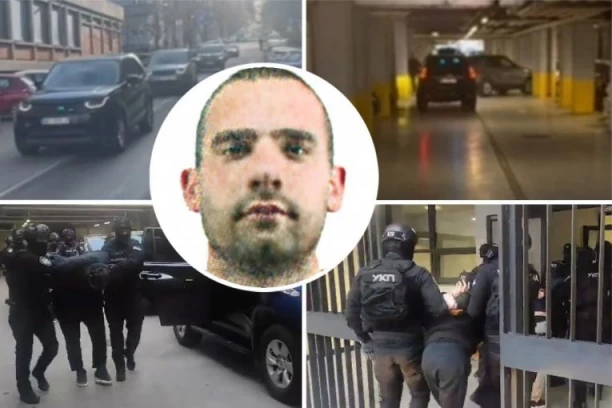 HAOS ISPRED PALATE PRAVDE! Kravica i ostali reketaši "vračarskog klana" sprovedeni pod najjačim merama obezbeđenja u tužilaštvo! (VIDEO)