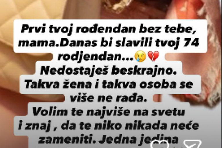 Objava Danijele Karić