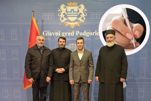POTPIS KOJI MENJA VERSKU MAPU PODGORICE: Konačno postoje svi uslovi za podizanje svetinje posvećene Svetom Vasiliju Ostroškom