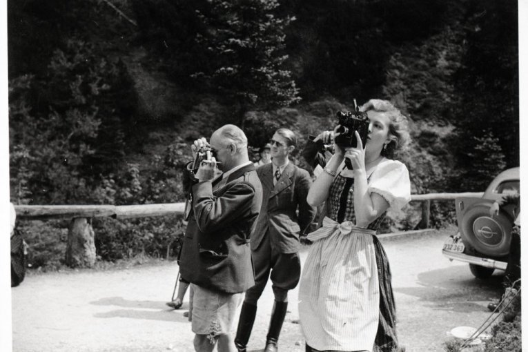 Eva Braun snima krajem tridesetih godina dvadesetog veka