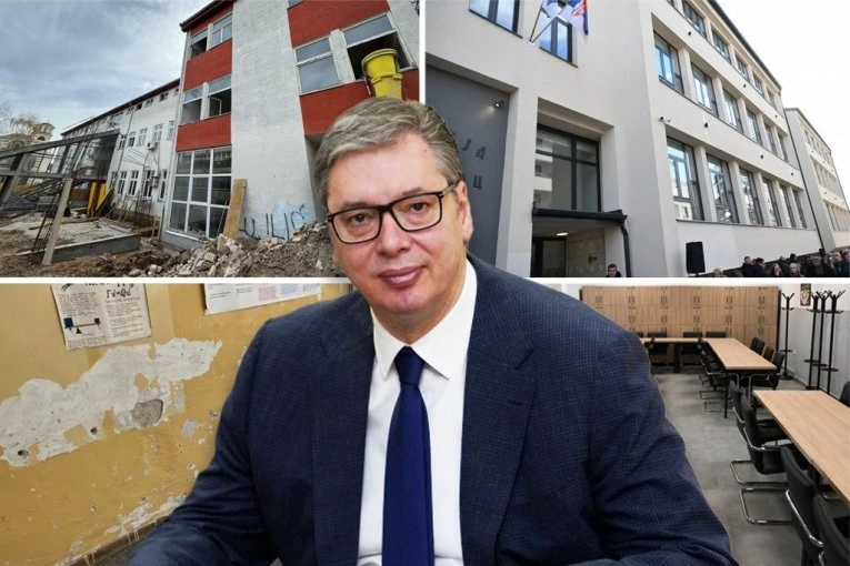 OD RUINE DO MODERNOG SAVRŠENSTVA! Vučić pokazao detalje rekonstrukcije "Gimnazije Mladenovac" - ovo izgleda zaista SVETSKI (FOTO)