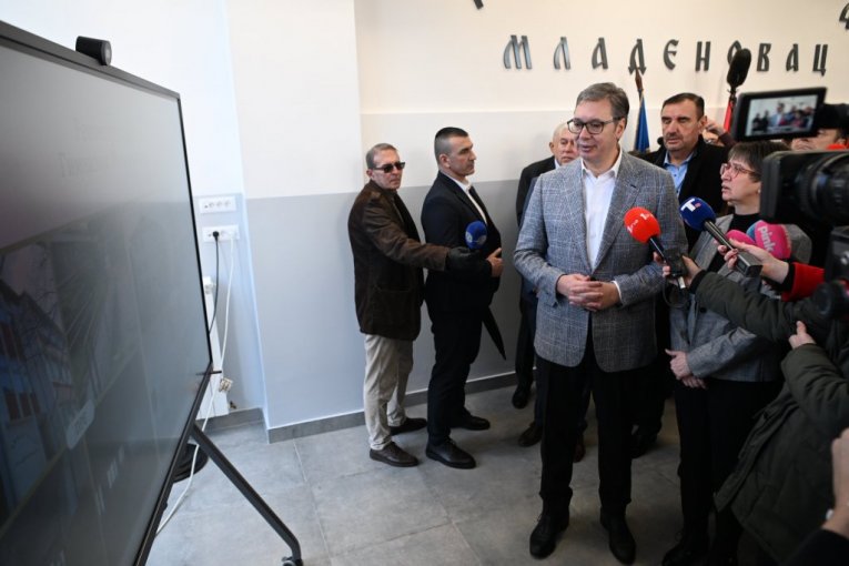 Predsednik Vučić u Mladenovcu