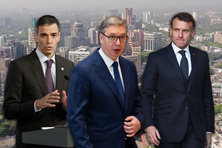 VUČIĆ SA MAKRONOM I SANČEZOM PUTUJE U NJU DELHI! Srbija gradi blistavu budućnost na polju AI, Samit veštačke inteligencije je novi korak