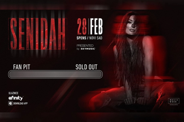 SENIDAH RUŠI SVE REKORDE! FAN PIT u Novom Sadu RASPRODAT - publika traži nove datume, najavljuje se spektakl svetskog ranga