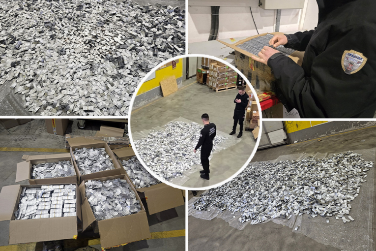 LARGE CARGO OF Bensedin and Ksalol FOUND IN WAREHOUSE OF WELL-KNOWN COURIER SERVICE! Incredible how the tablets were listed!