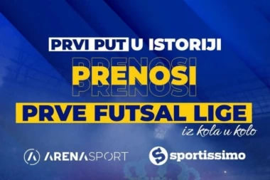 REVOLUCIJA U TV PRENOSIMA: Sportissimo i Arena Sport udružuju snage i donose vam utakmice Prve futsal lige Srbije!