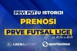 REVOLUCIJA U TV PRENOSIMA: Sportissimo i Arena Sport udružuju snage i donose vam utakmice Prve futsal lige Srbije!
