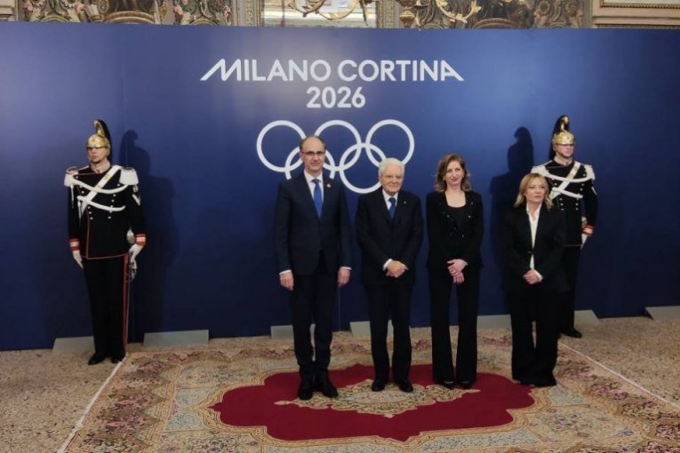 PRIME MINISTER IN SELECT COMPANY! Macut at reception for the opening of the Winter Olympics in Milan and Cortina! (PHOTO)