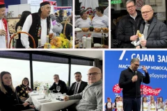 DORUČAK, DRUŽENJE, DOBRA MUZIKA! Predsednik prošetao Novim Sadom, svratio na SENDVIČ, bio na sajmu, pa ručao na PETROVARADINU! (FOTO, VIDEO)