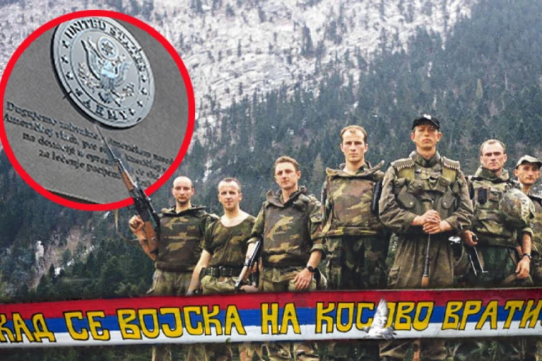 SRPSKI ZAVET SMETA, A GRB AMERIČKE VOJSKE NE SMETA! Heroj sa Košara i sin generala Lazarevića ne daju SVETO KOSOVO - Sledeći put opomene neće biti!