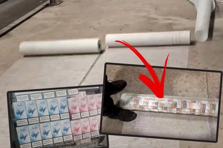 POKUŠALI DA PRENESU 2.500 PAKLICA CIGARETA! Krio ih u mrežici za fasadu - ŠOKANTNA ZAPLENA NA GRANIČNIM PRELAZIMA! (FOTO)