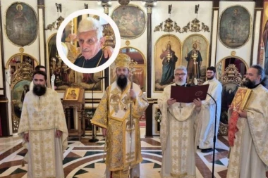 RETKOST U SRPSKOJ CRKVI KOJA SE PAMTI I PREPRIČAVA: Vladika Ilarion darivao protu Borivoja povodom 70 godina službe Bogu i narodu