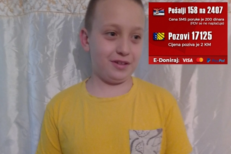 POMOZIMO PAVLU DA PROGOVORI! Pošaljite 158 na 2407