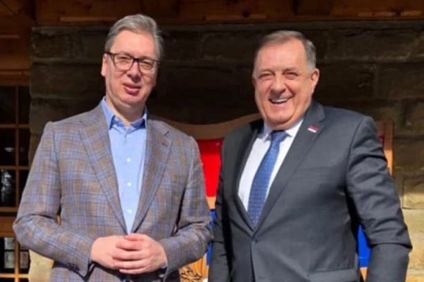 VUČIĆ UGOSTIO DODIKA: Sa zanimanjem sam saslušao njegove impresije o poseti SAD