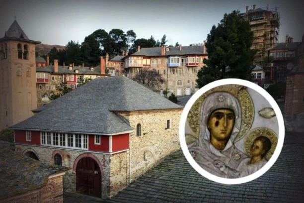 ISKUŠENIK MANASTIRA VATOPED URADIO NEZAMISLIVO! U trenutku duhovnog pomračenja nožem udario u samo lice Presvete Bogorodice - istog trenutka oslepeo