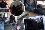 "LEZI DOLE, POLICIJA!" Pogledajte kako su uhapšeni "kavčani" u Beogradu! Zvicerovi ljudi bili u restoranu, kada su upali specijalci! (VIDEO)