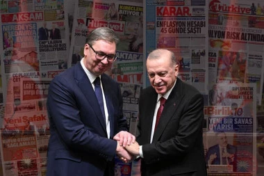 VUČIĆ I ERDOGAN NA SVIM NASLOVNIM STRANAMA! Ogromno interesovanje za posetu predsednika Srbije Turskoj (FOTO)