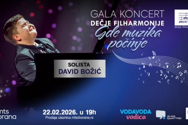 David Božić solista na gala koncertu Dečje filharmonije