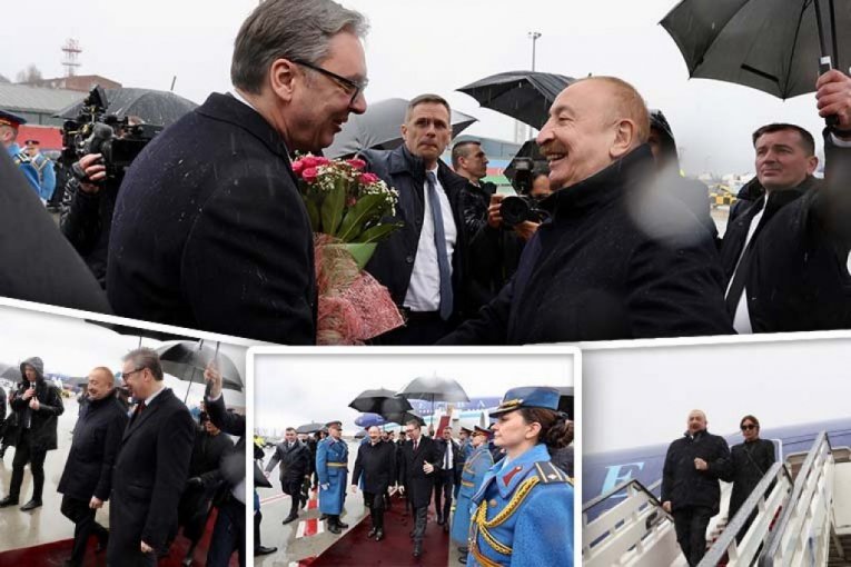 ALIJEV STIGAO U POSETU SRBIJI: Na aerodromu ga dočekao predsednik Vučić!