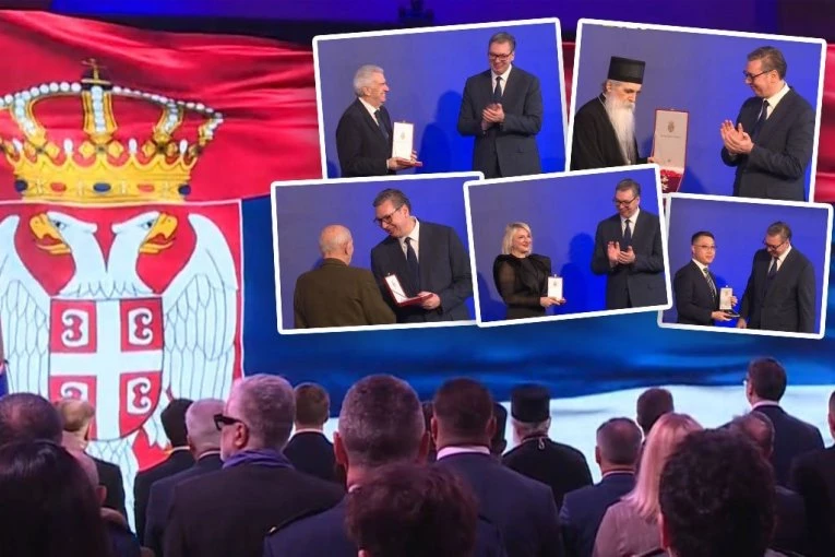 MORAMO DA BUDEMO DOSTOJNI SVOJIH PREDAKA! Vučić objasnio kakvu težinu nose današnja odlikovanja: Neka nas svetlost Sretenja i dalje vodi kroz izazove savremenog sveta!