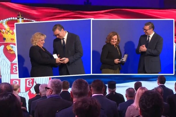 VUČIĆ ODLIKOVAO ANU BEKUTU I SNEŽANU ĐURIŠIĆ!